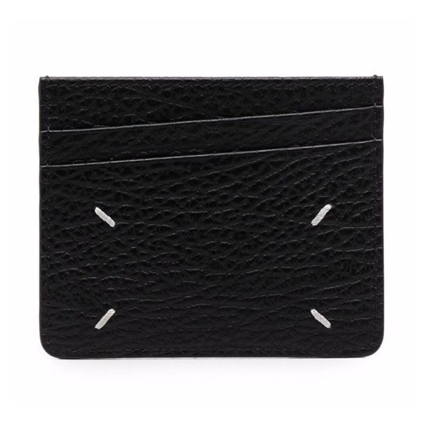 Maison Margiela Stitch Logo Card Wallet Black SA1VX0006 P4455 T8013