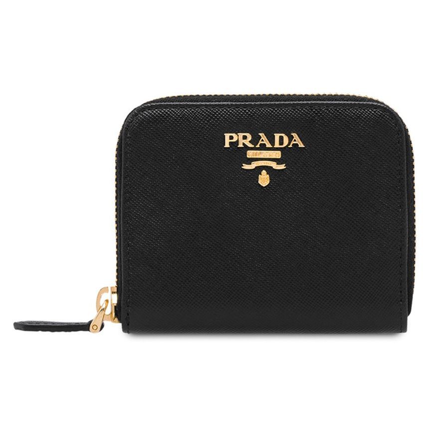 Prada Coin Wallet Black 1MM268 QWA