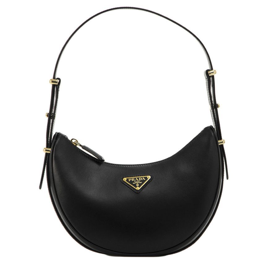 Prada Cross Hobo Bag Black 1BC194 ASK F0002