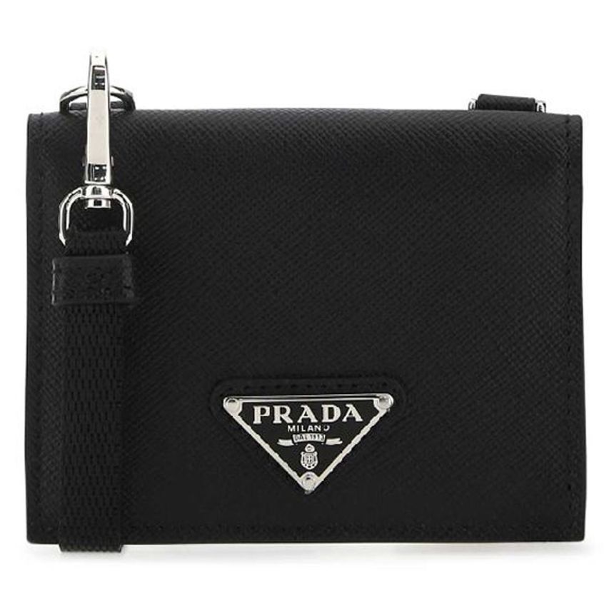 Prada Coin Card Wallet Black 2MR035 QHH F0002
