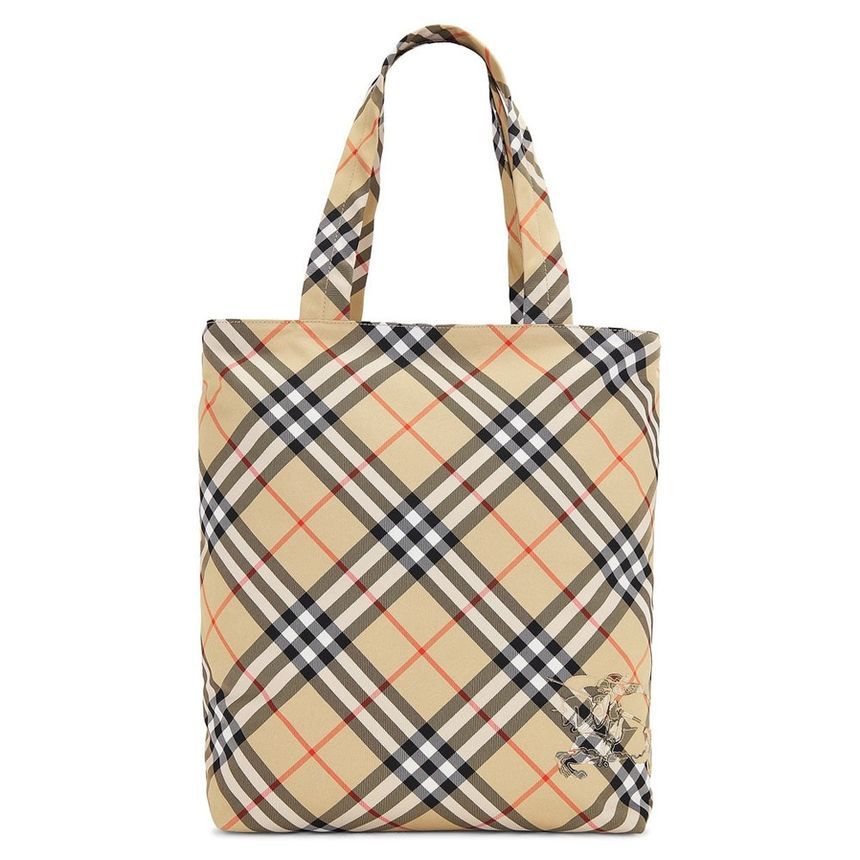 Burberry Classic Check Tote Bag Sand 8097716