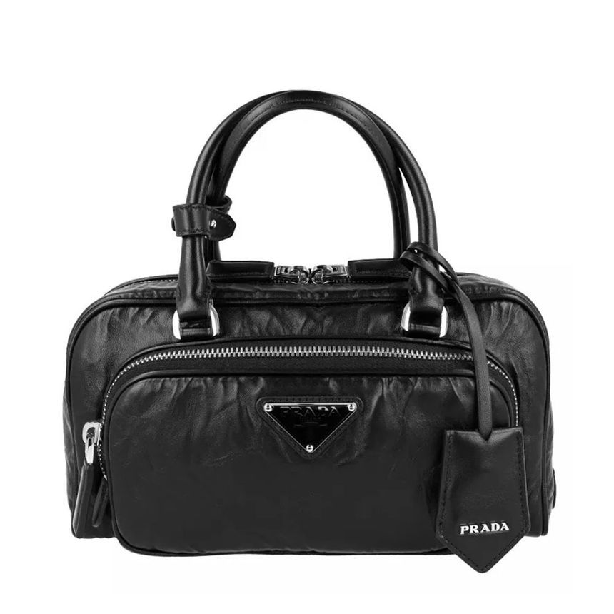 Prada Black Tote Crossbody Bag 1BB099 UVL F0002