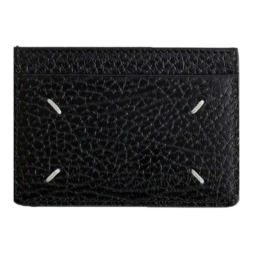 Maison Margiela Stitch Logo Card Wallet Black SA1VX0005 P4455 T8013