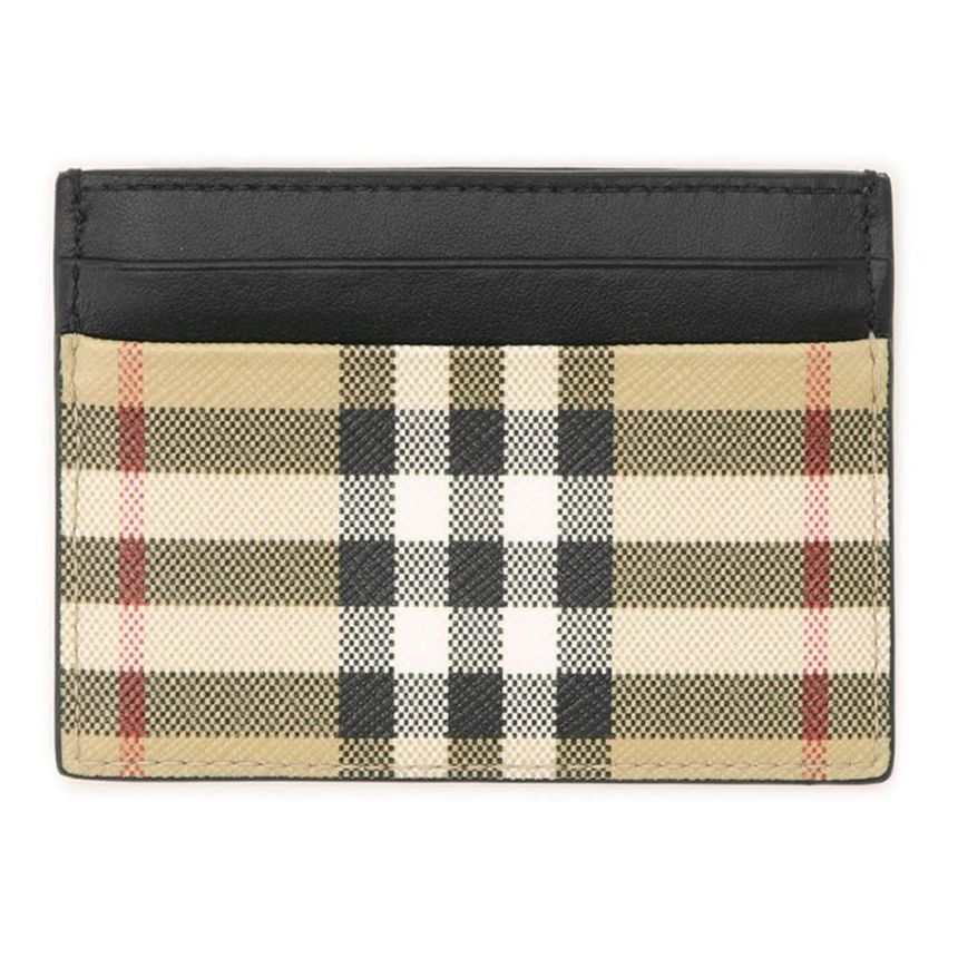 Burberry Vintage Check Card Wallet 24SS Archive Beige 8065633