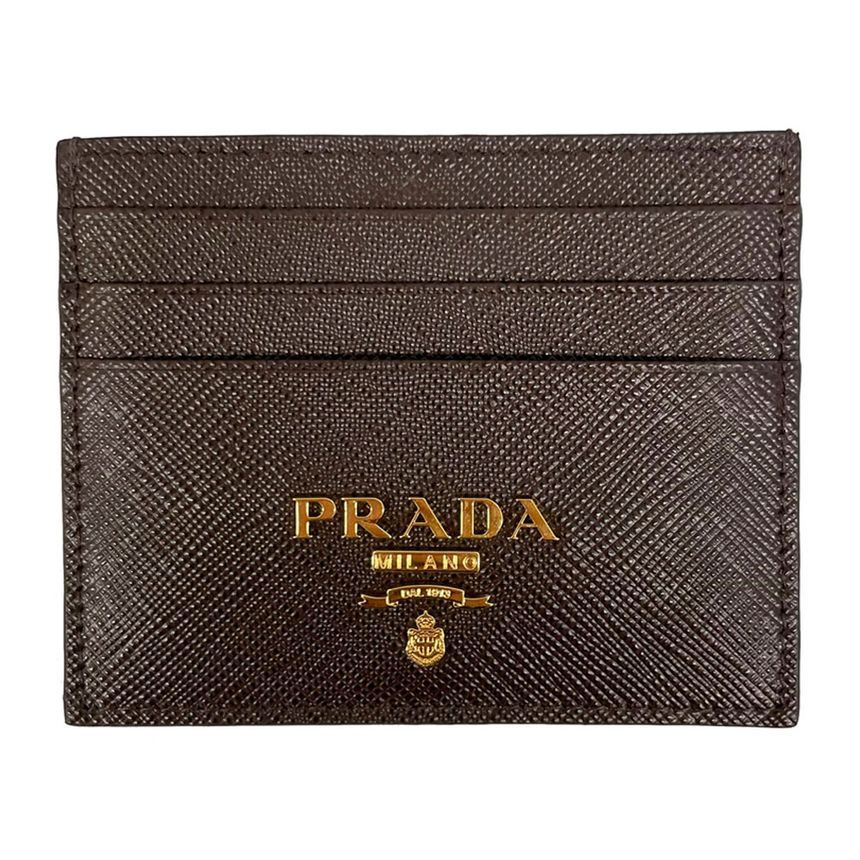 Prada Card Wallet Brown 1MC025 2D93 F020