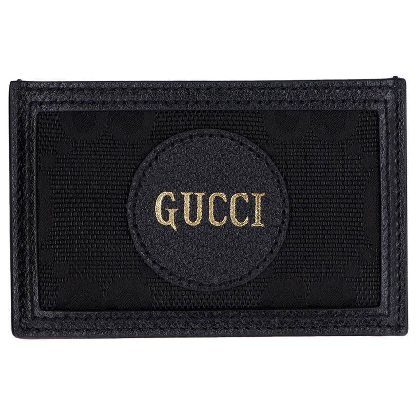 Gucci Grid Card Wallet Black 625578 H9HAN 1000