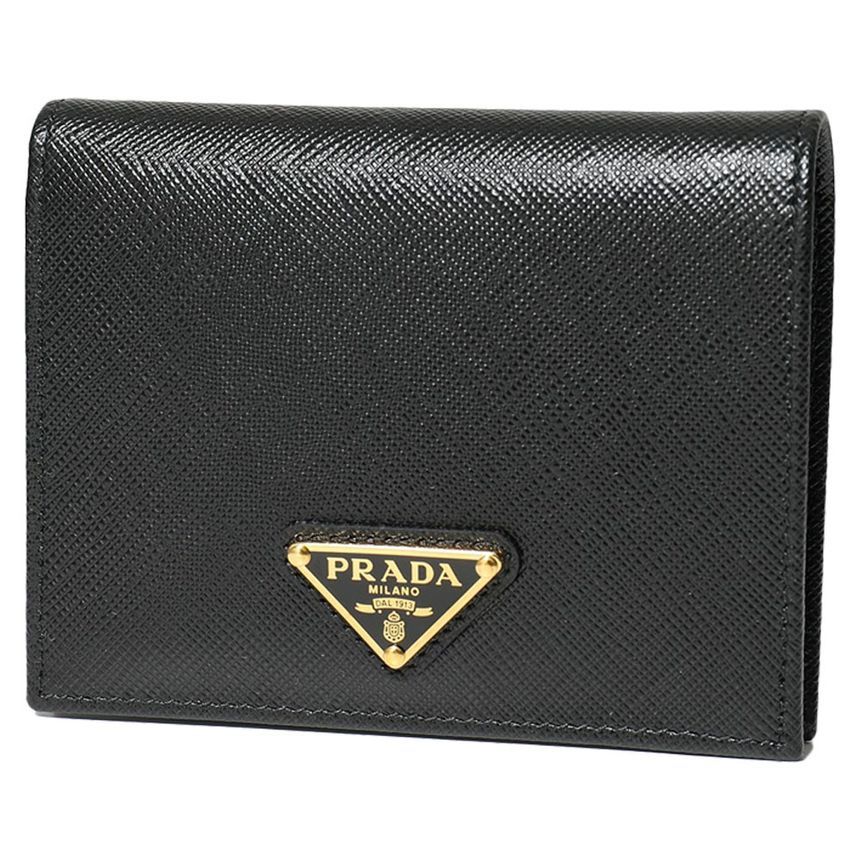 Prada Coin Wallet Black 1MV204 QHH F0002