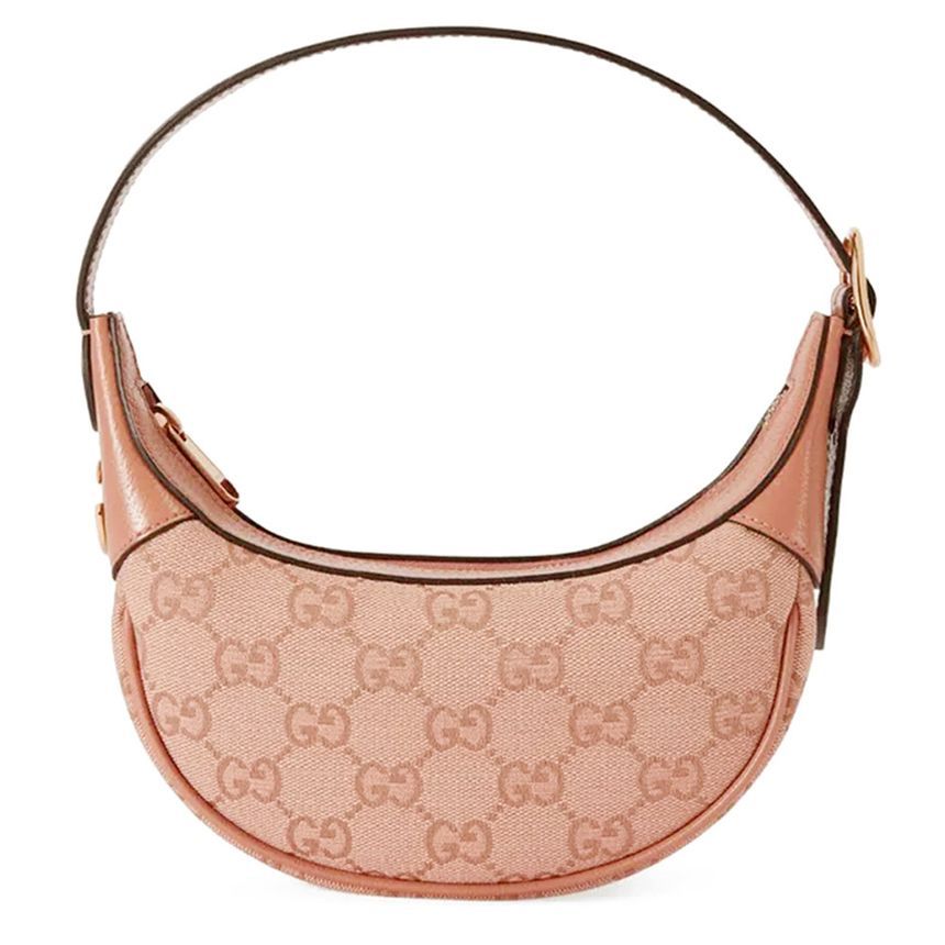 Gucci Supreme Ophidia Mini Hobo Bag Pink 658551 FACC7 5748