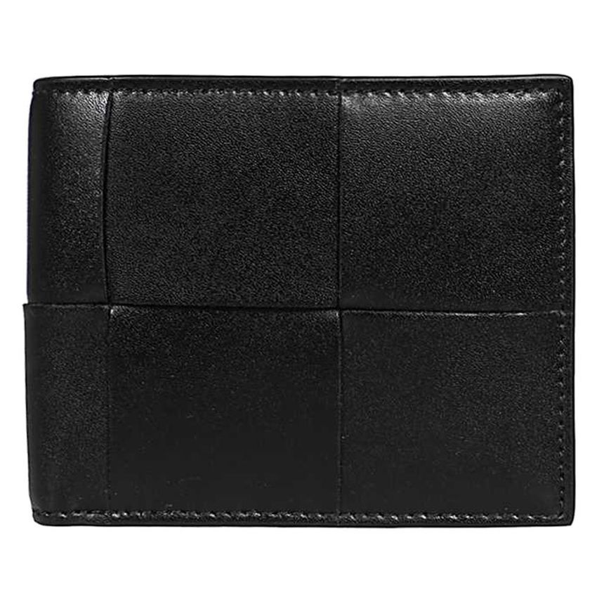 Bottega Veneta Maxi Intreciato Urban Wallet Black 743004 VBWD2 24SS