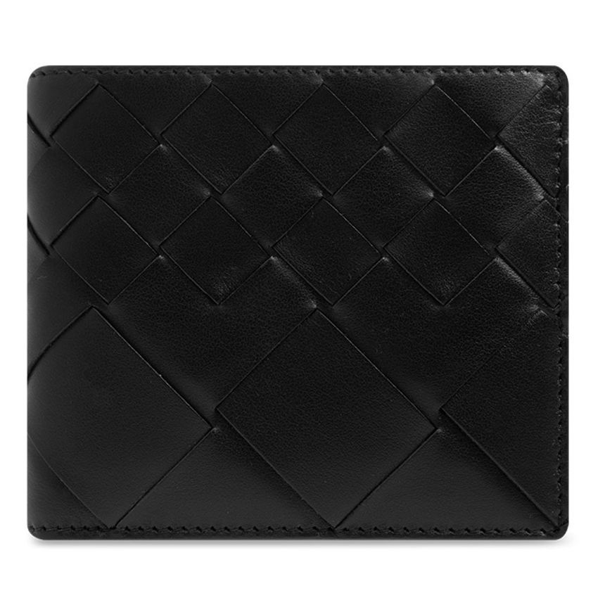Bottega Veneta Woven Wallet Black 743211 V3R52