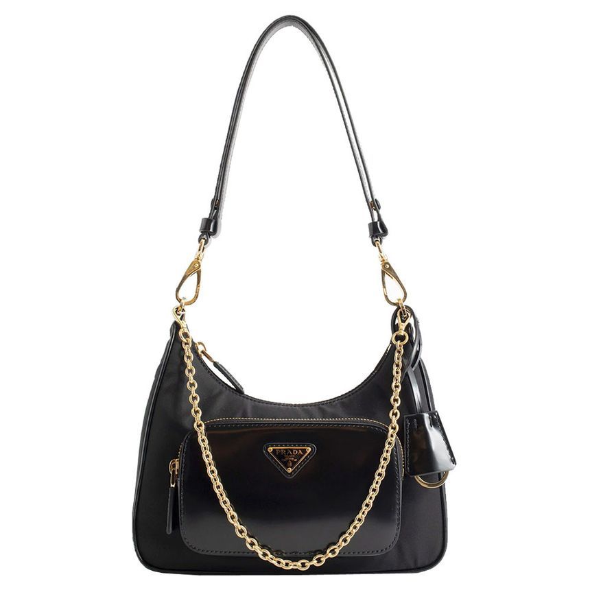Prada Mini Nylon Crossbody Bag Black 1BC198 R789 F0002