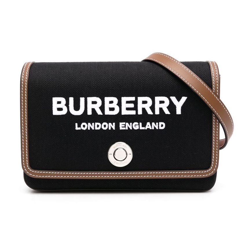 Burberry Embroidered Canvas Small Crossbody Bag - BlackBrown 8055181