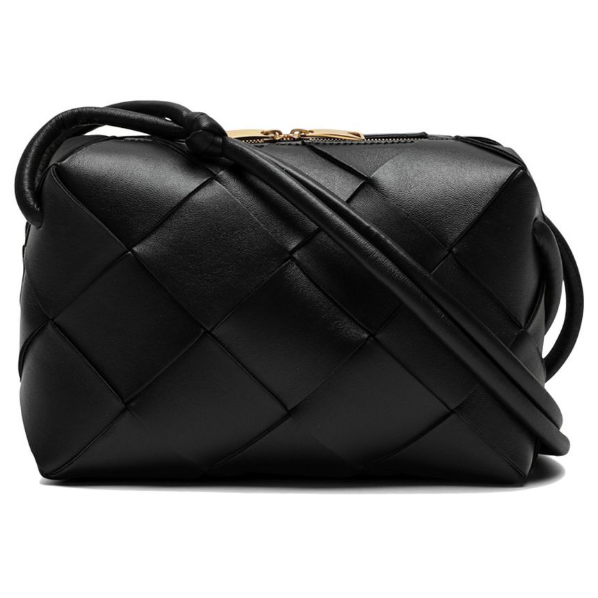 Bottega Veneta Small Cassette Bag Black 709417 VCQC2 8425