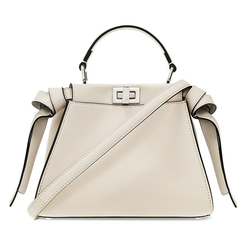 Fendi Mini Tote Shoulder Bag Light Beige 8BN244 ANSD F0KMH