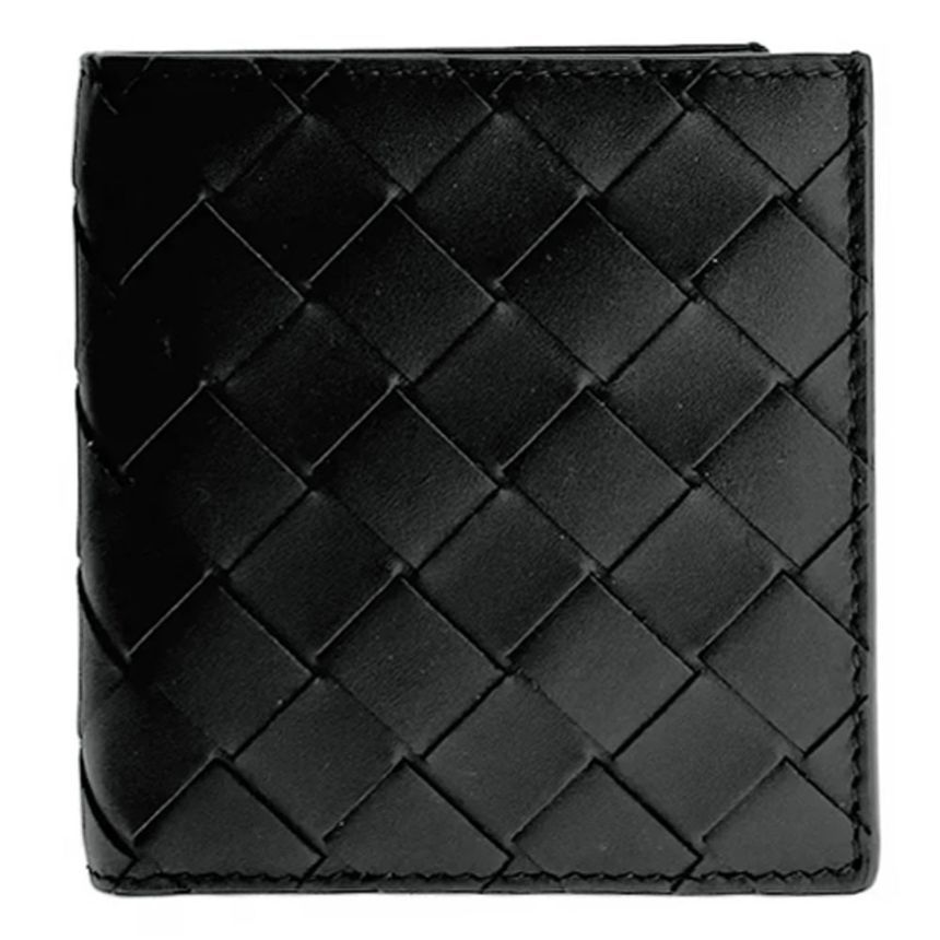 Bottega Veneta Nappa Bifold Wallet Black 749400 VCPQ4