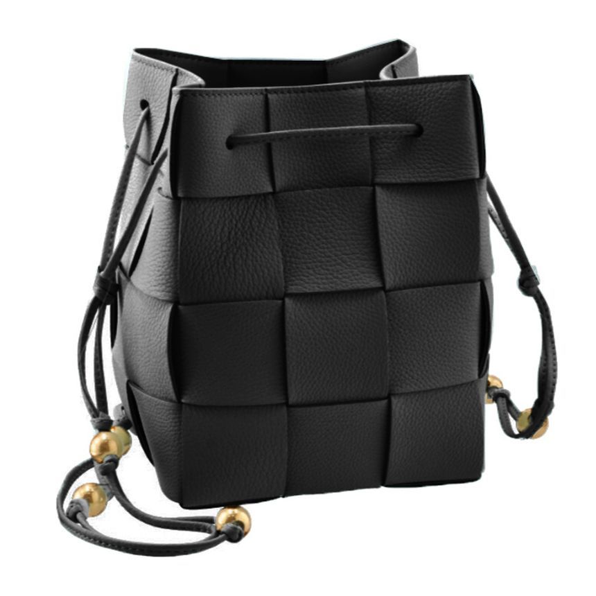 Bottega Veneta Intrecciato Crossbody Bag Black 714606 VCP13 8425