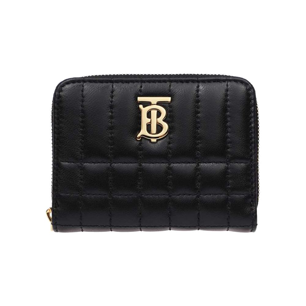 Burberry Quilted Padding Wallet Black 8062373