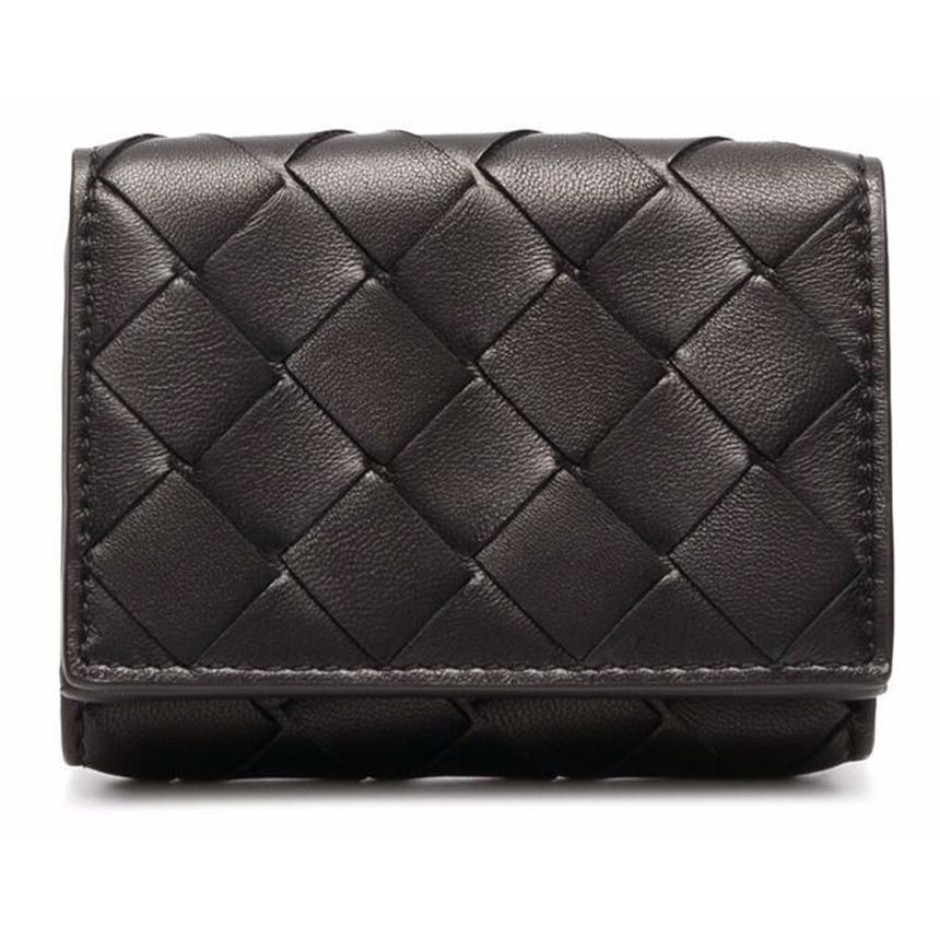 Bottega Veneta Coin Wallet Dark Brown 666944