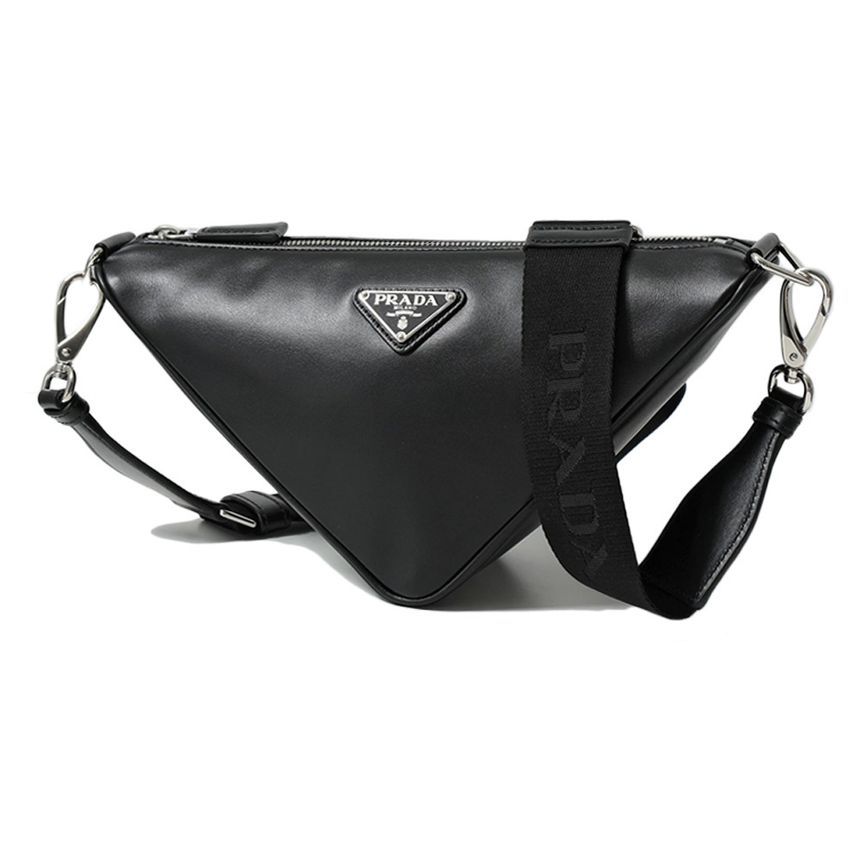 Prada Triangle Crossbody Bag Black 2VH155 ASK F0002