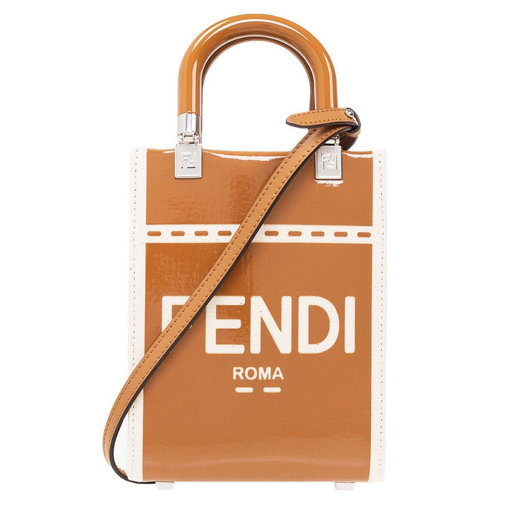 Fendi Mini Crossbody Bag Caramel 8BS051 ANT7 F1LG2