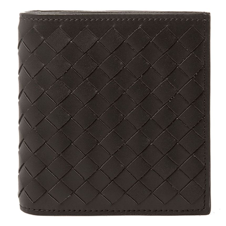 Bottega Veneta Woven Wallet Dark Brown 222338 V4651 2006