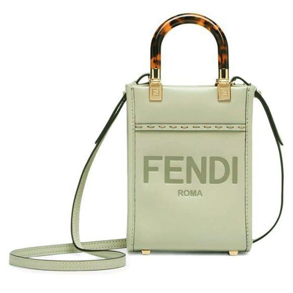 Fendi Mini Crossbody Bag Green Tea 8BS051 ABVL F1K3B