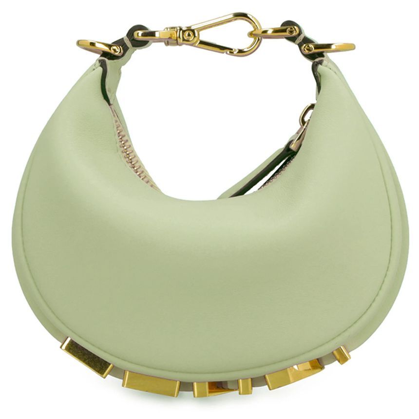 Fendi Green Tea Nano Hobo Bag F1K39
