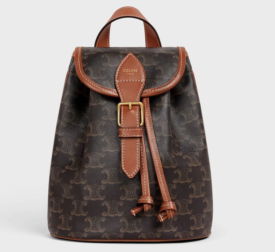 Celine Mini Triumph Backpack Tan - SKU