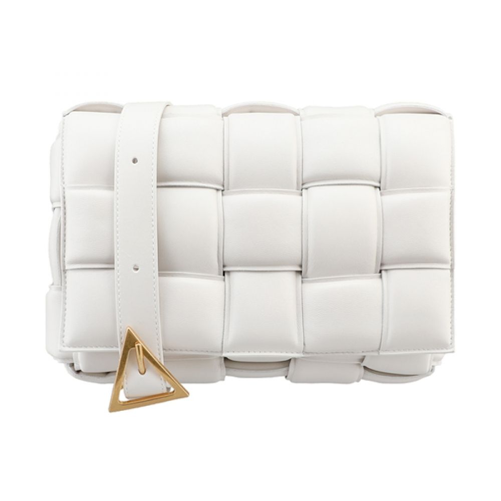 Bottega Veneta Padded Backpack with Chalk 591970 VCQR1 9143