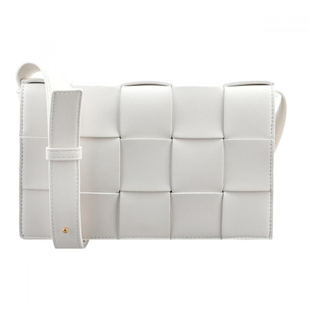 Bottega Veneta Intrecciato Cassette Bag White 578004 VMAY1 9009