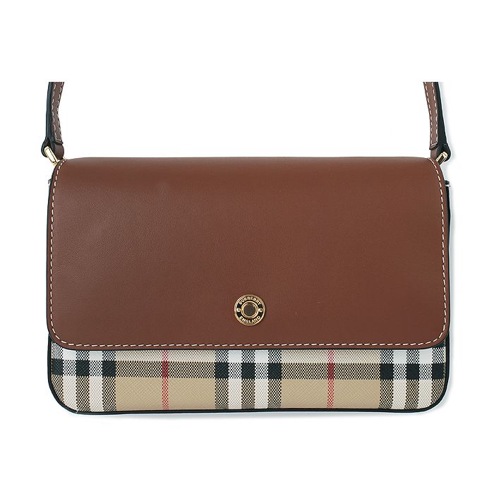 Burberry Vintage Check Crossbody Bag Brown 8058004