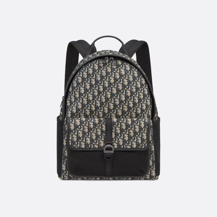 Dior Men's Backpack, Jacquard Black 1EIBA178YKY H27E