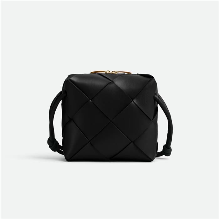 Bottega Veneta Mini Cassette Camera Bag Black 701915VCQC28425