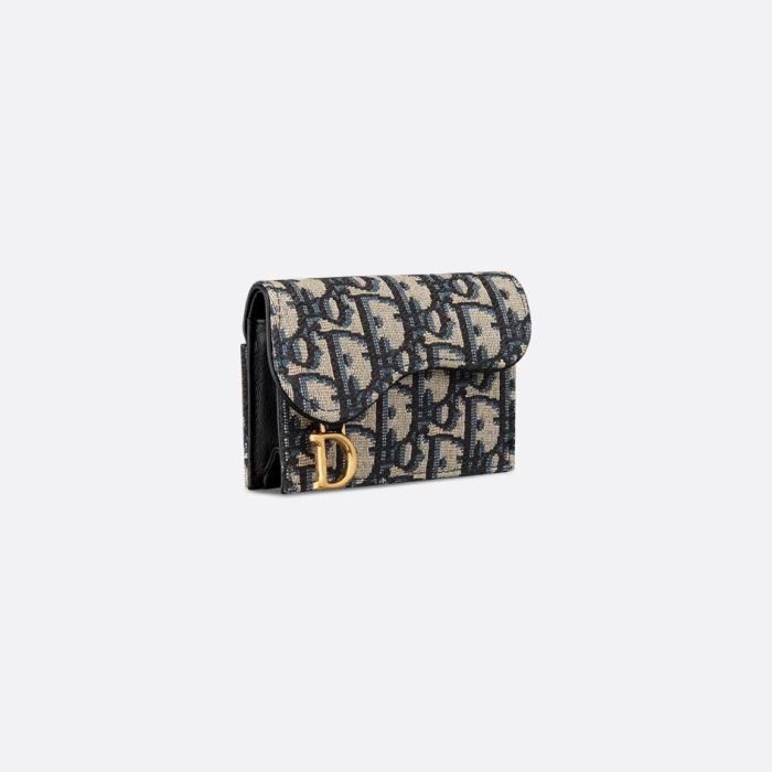 Dior Floral Flap Women's Card Wallet S5611CTZQ_M928