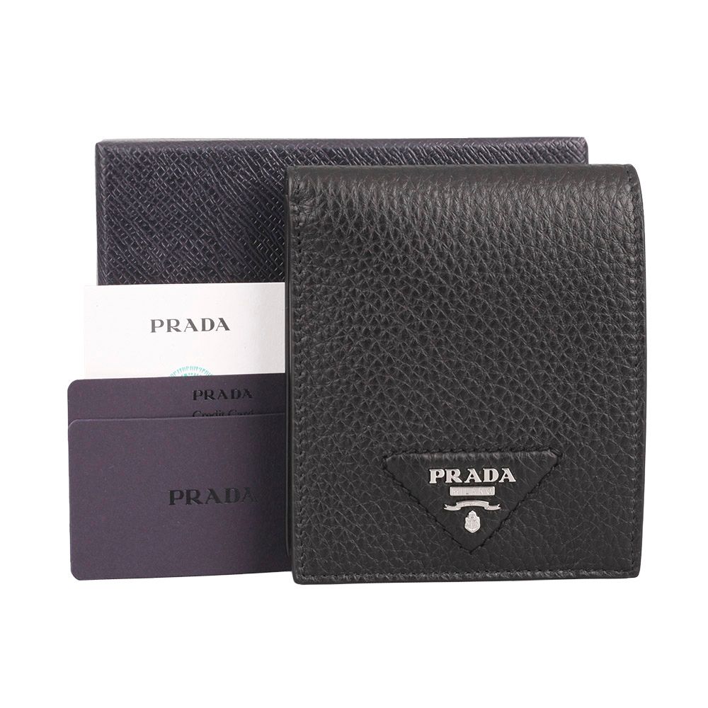 Prada Logo Bifold Wallet 2MO513 2BBE F0002