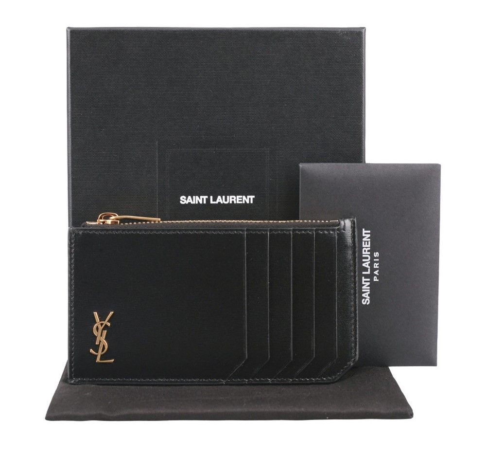 Saint Laurent Zipper Card Wallet 629899 02G0W 100