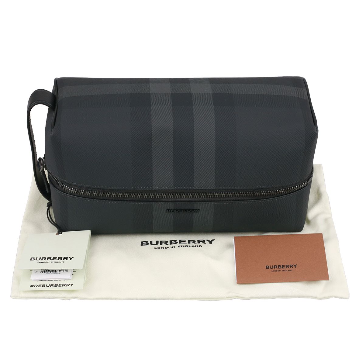 Burberry Checked Washbag 8070279 A1208
