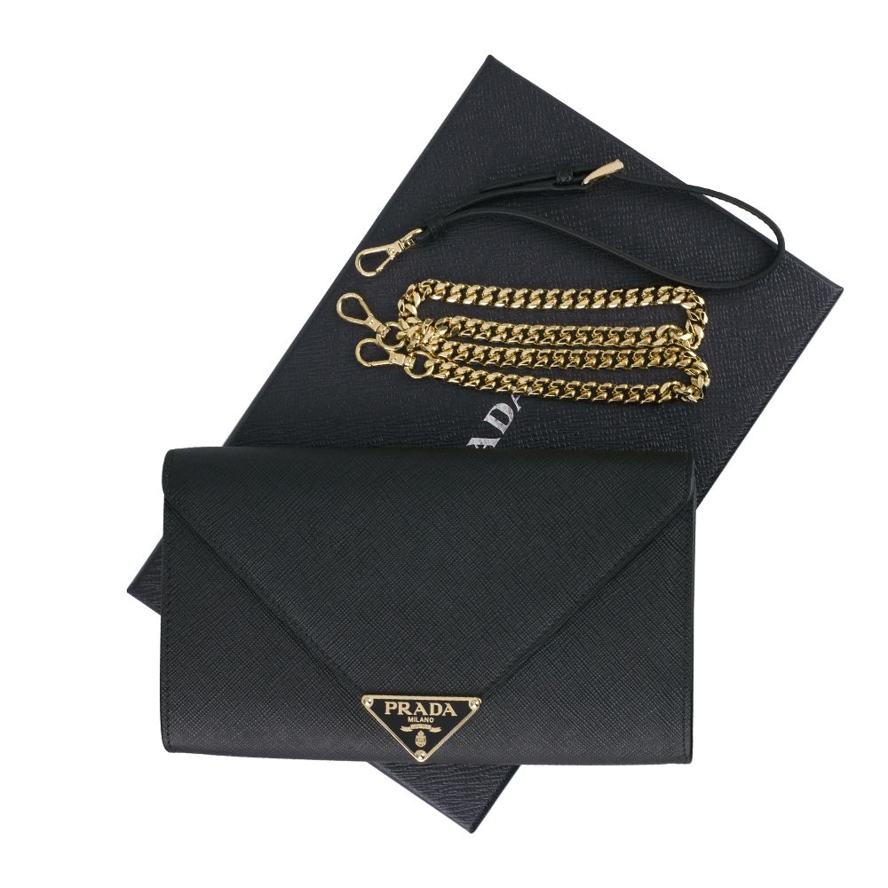 Prada Chain Clutch Shoulder Bag 1MF034 2CLQ F0002