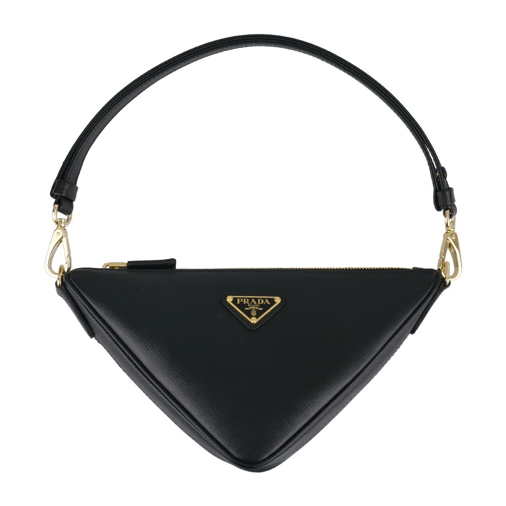 Prada Triangle Saffiano Shoulder Bag 1BC543