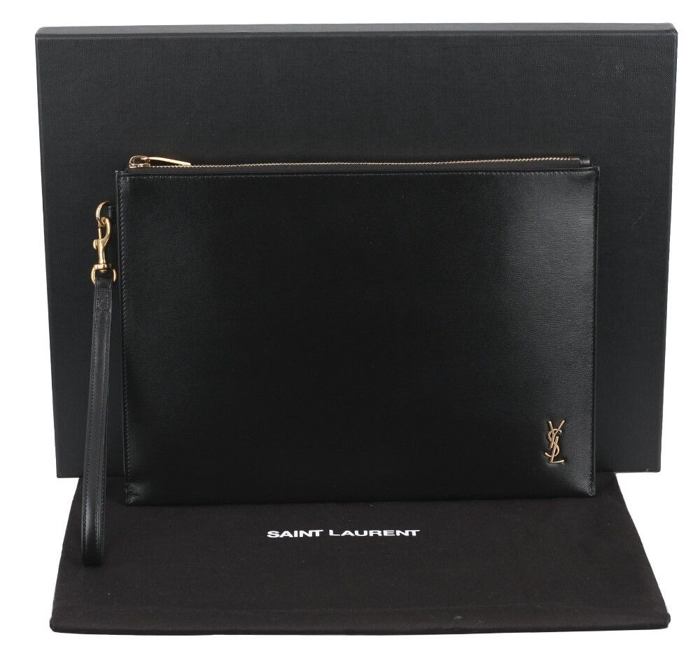 Saint Laurent Gold Clutch 683827 02G0W 1000