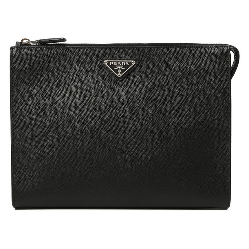 Prada Black Saffiano Clutch Bag 2VF030 9Z2 F0002