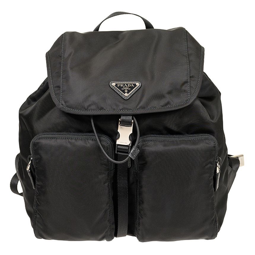 Prada 25SS Nylon Backpack Black 1BZ070 ZOT F0002