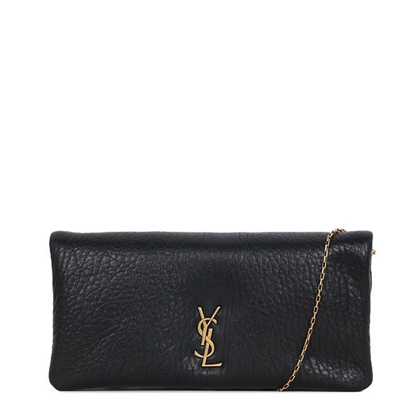 Saint Laurent Black Calypso Mini Shoulder Bag 801712 AACYT 1000 00101