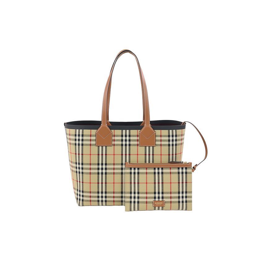 Burberry Tartan Check Medium Tote Bag 8066223 A9534