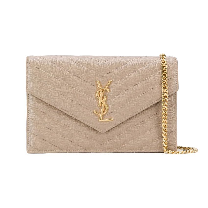 Saint Laurent Monogram Crossbody Bag 742920 BOW01 Beige