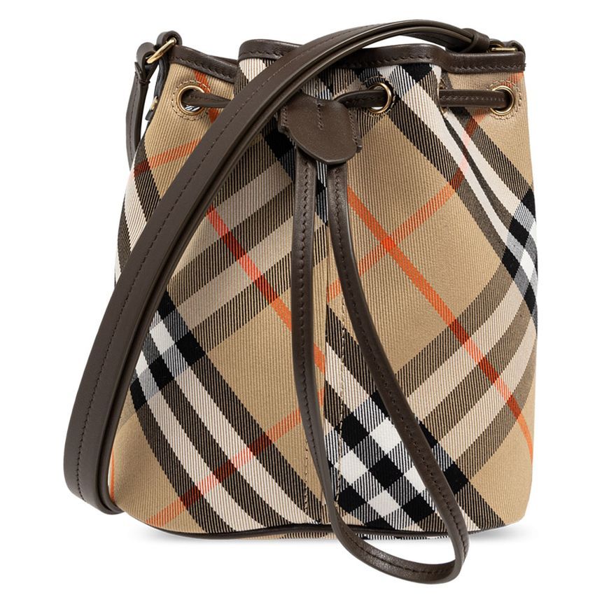 Burberry Mini Drawstring Bucket Bag Sand 8093804