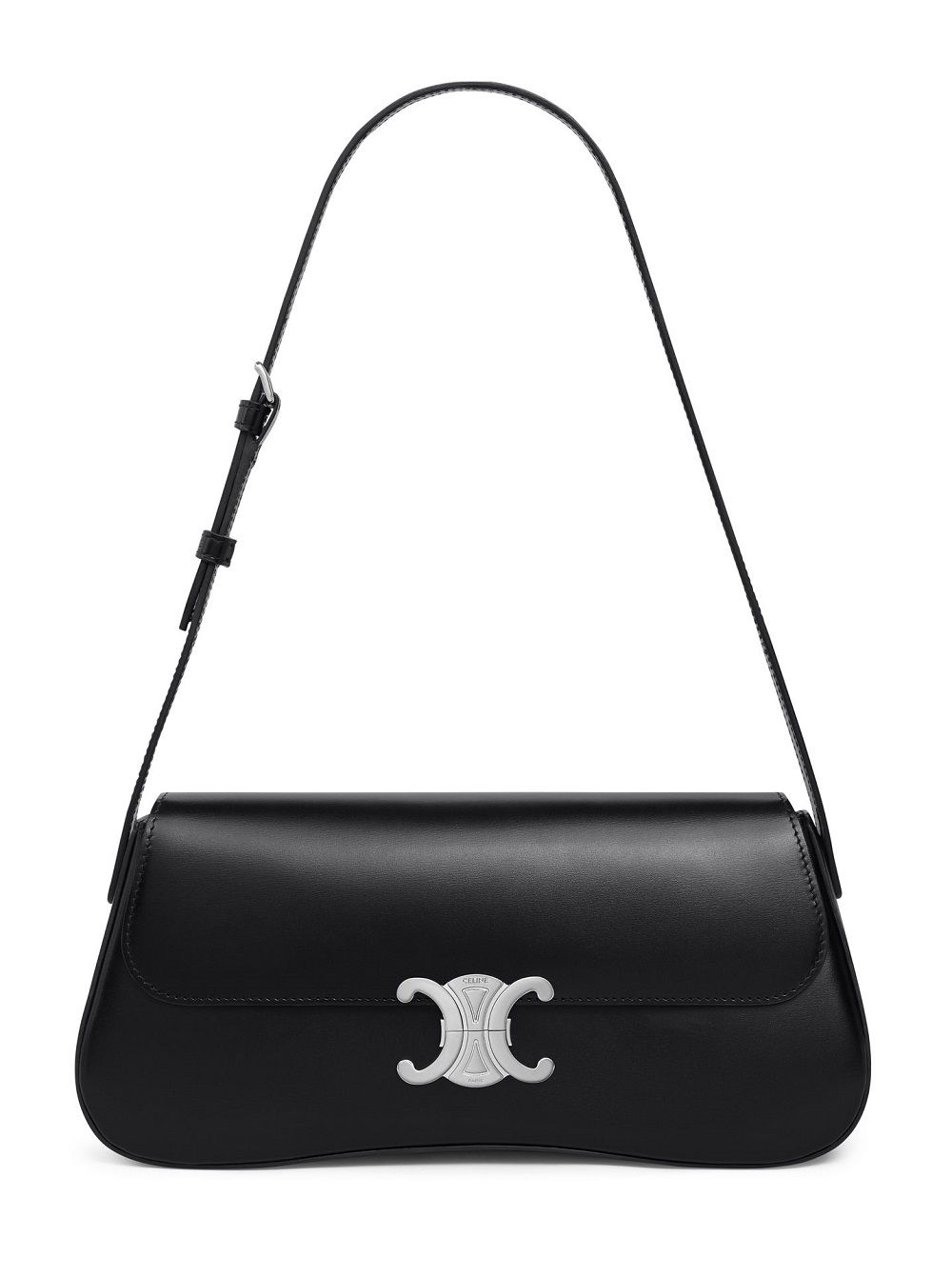 Celine Medium Laura Black Shiny Calfskin Bag 115533BF4 38SI