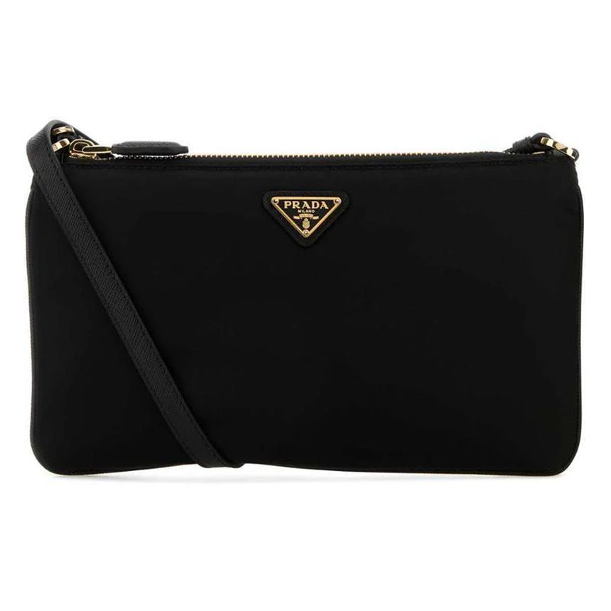 Prada Nylon Shoulder Bag with Triangular Logo 1NE545 2C05 F0002