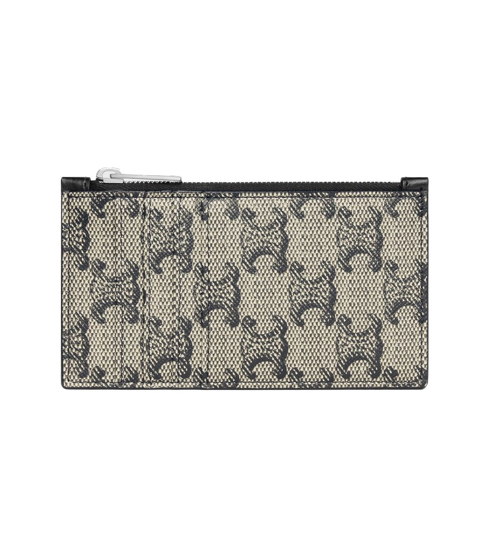 Celine Canvas Zip Card Wallet 10B682GC3 02SI