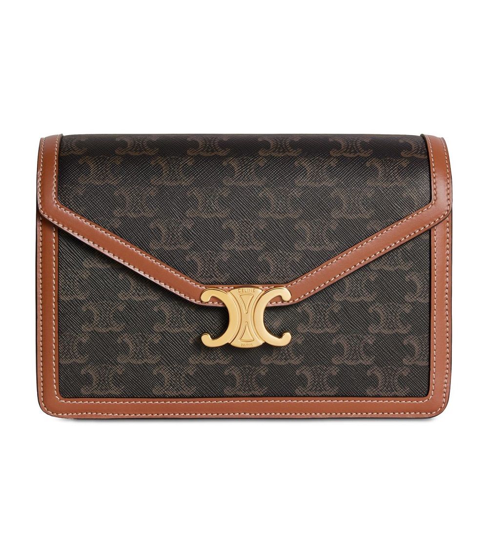 Celine Canvas Calfskin Envelope Bag - 113322EZH 04LU